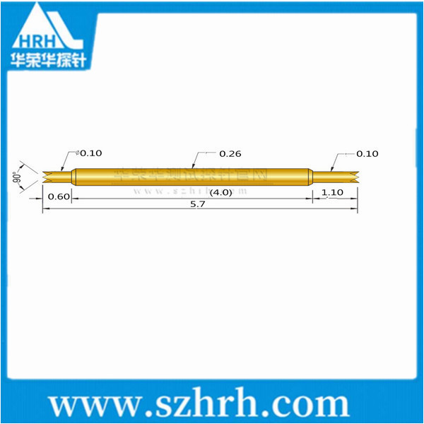026-UU-5.7L，華榮華雙頭測試探針廠家
